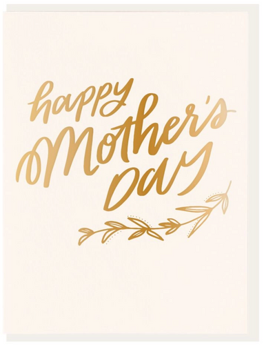 Happy Mother's Day Gold Foil Card