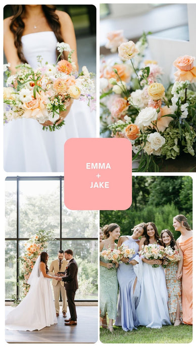 Emma + Jakes Colorful Nuptials at the Luminaire