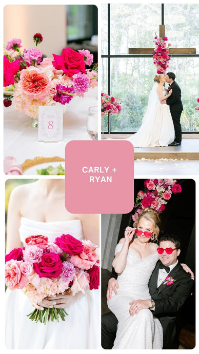 Carly and Ryan's pink soiree at the Luminaire