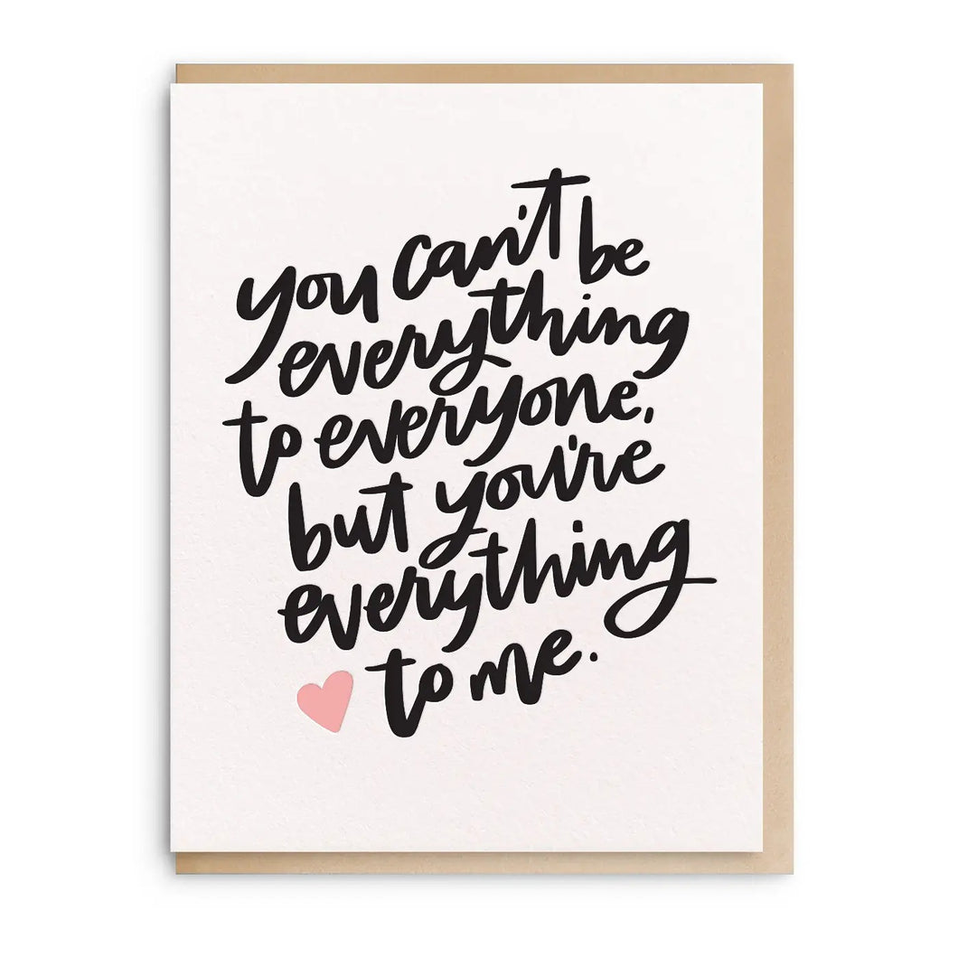 You're Everything to Me Valentine's Day Card