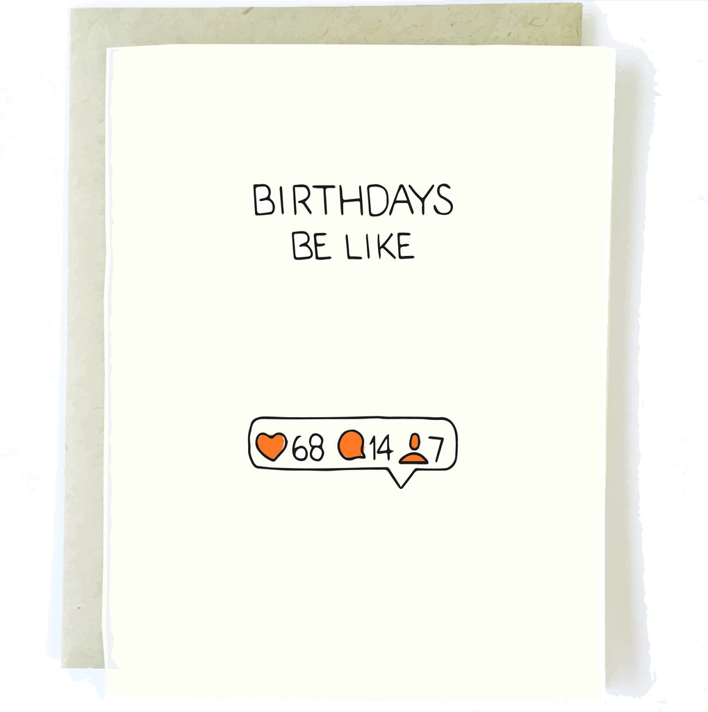 Birthdays Be Like Card