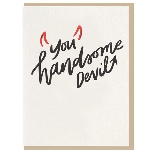 You Handsome Devil Card