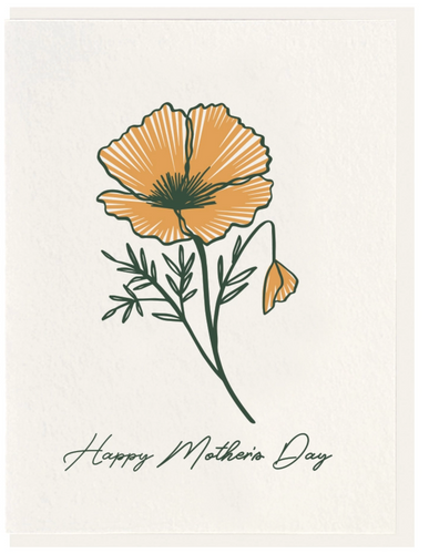 Poppy Mother's Day Card